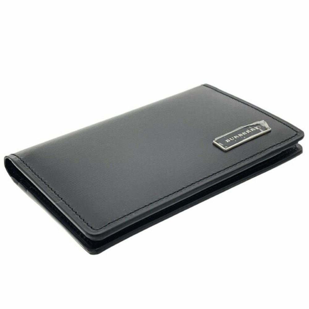 Burberry Men's Black Leather Card Case with Plate, Business Holder (YD5775) a... - Picture 4 of 8